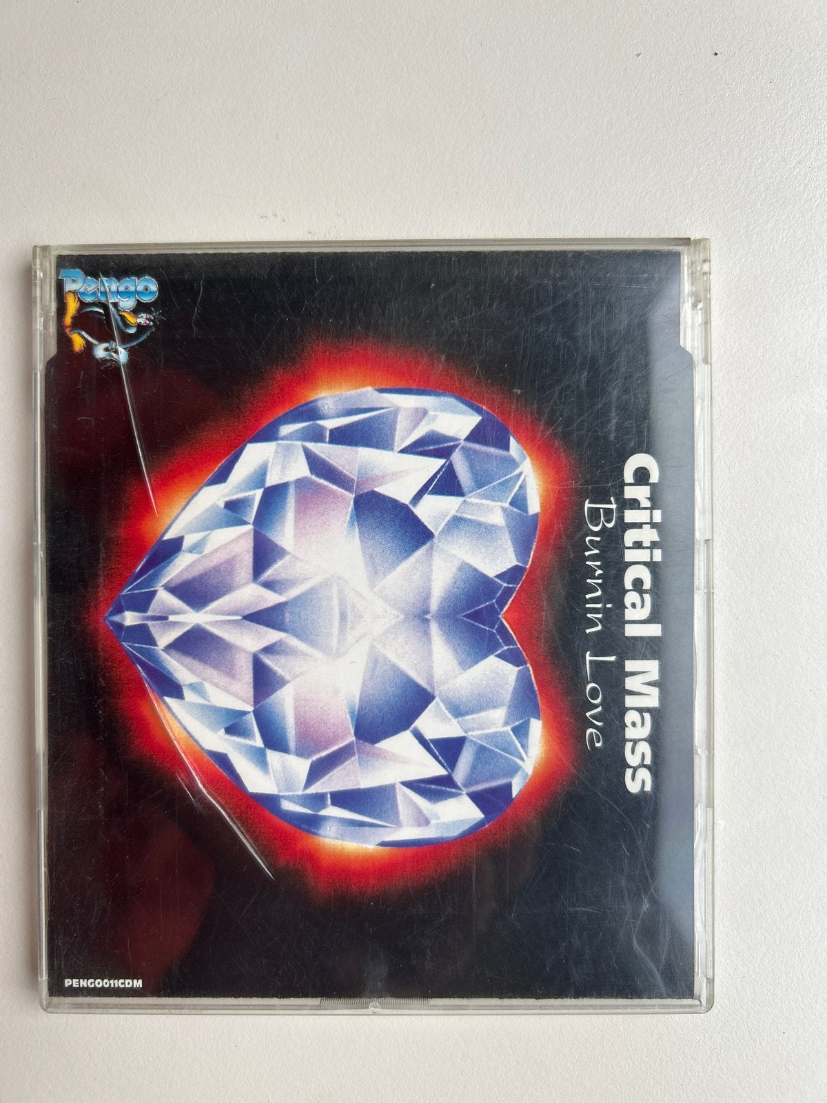 Critical Mass - Burnin' Love CD Single (Pengo Records), Ophalen of Verzenden, Gebruikt, Hardcore, Single