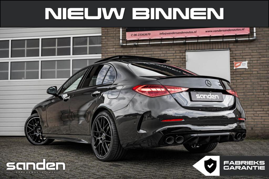 Mercedes C300e AMG|BTW|313pk|Pano|Burmester|Mem.|Digital|HUD, Automaat, Achterwielaandrijving, 1800 kg, Origineel Nederlands