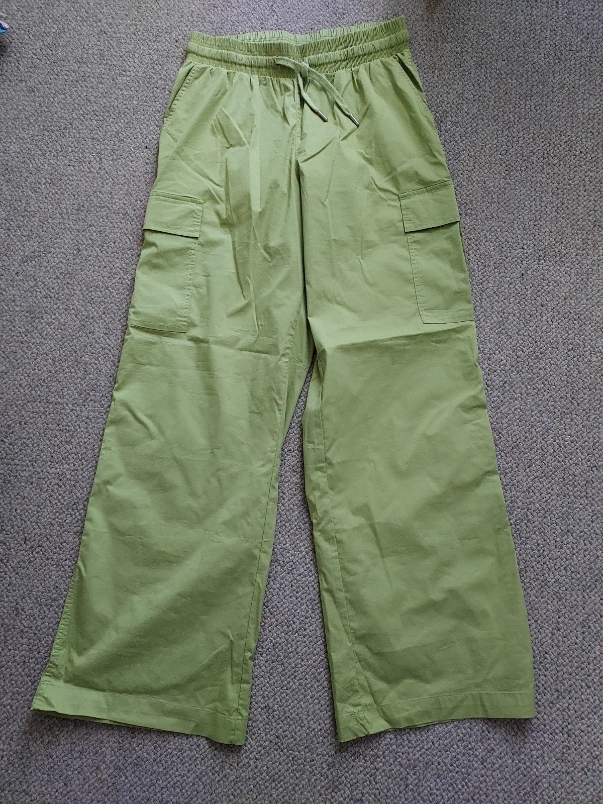 Hema Groene Cargo Broek Maat S, Ophalen of Verzenden, Zo goed als nieuw, Maat 36 (S), Lang