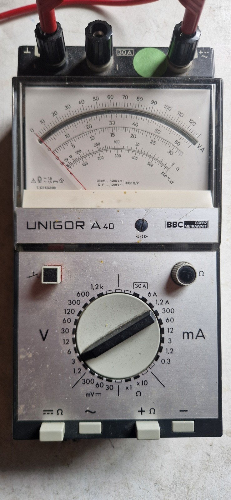 Unigor A40 Analoge Multimeter - Vintage Meetinstrument, Ophalen of Verzenden