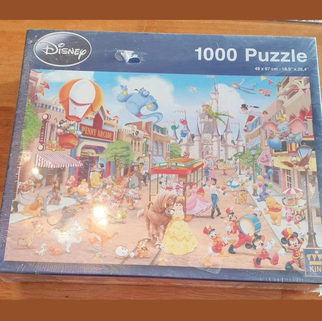 King legpuzzel Disneyland, nieuw in folie, Ophalen of Verzenden, 500 t/m 1500 stukjes, Nieuw