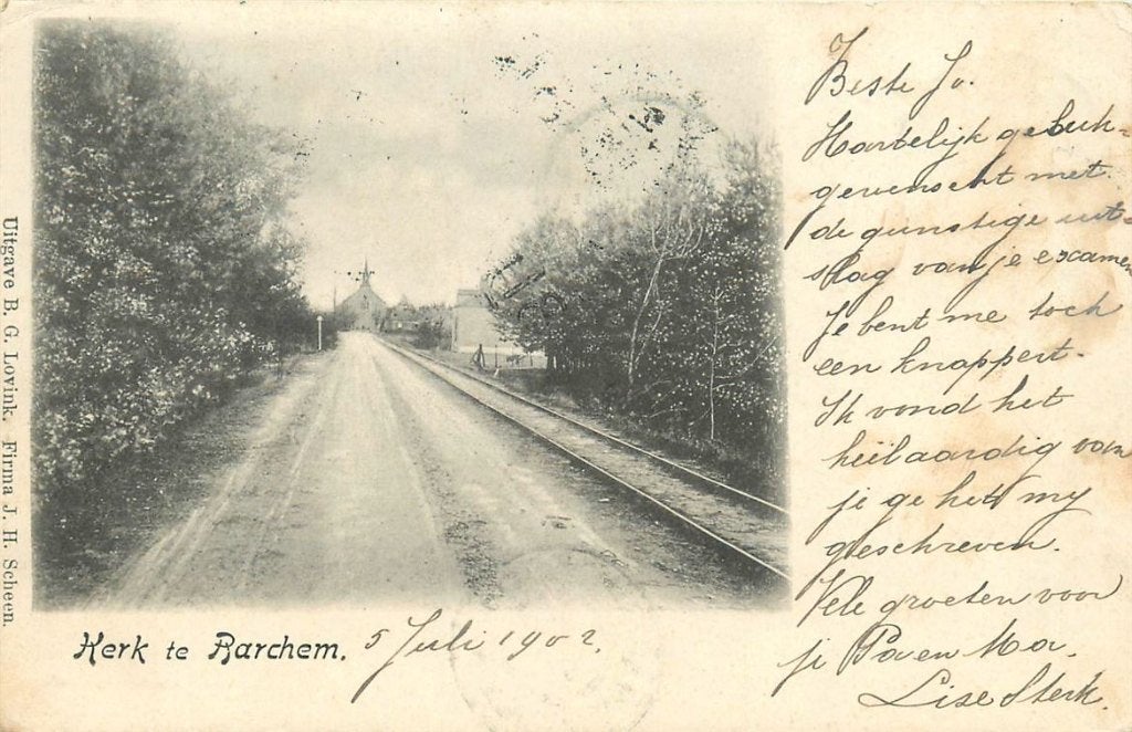 701-288-009 Barchem Kerk, Verzenden, Voor 1920, Gelderland