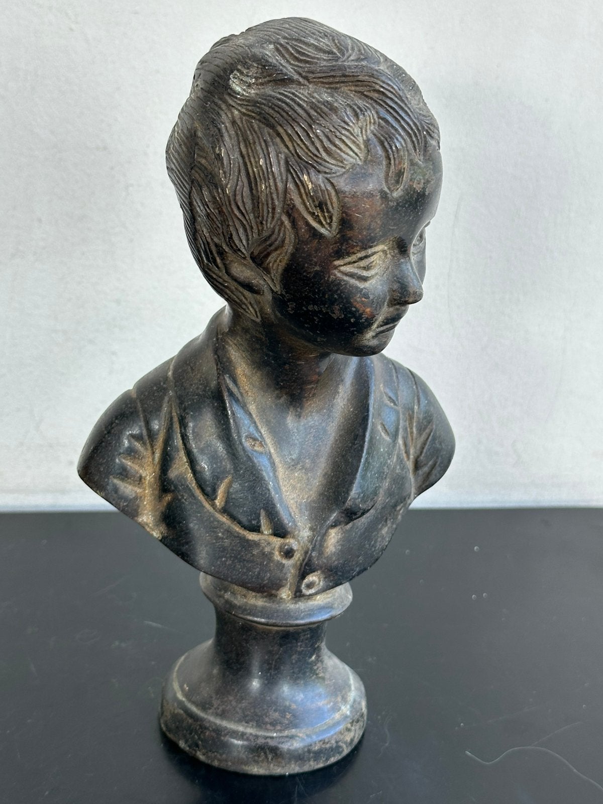 Oud brons borst beeld naar Houdon 20 cm, Antiek en Kunst, Ophalen of Verzenden