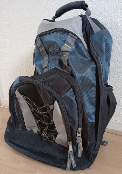 Robuuste 40L Jens Pack Rugzak - Blauw/Grijs, 40 cm of meer, Zo goed als nieuw, Trekking, Ophalen