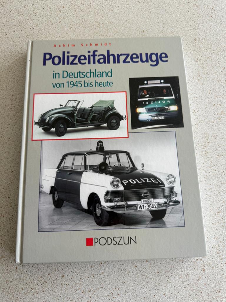 Politievoertuigen in Duitsland 1945-heden - Achim Schmidt, Ophalen of Verzenden, Zo goed als nieuw, Algemeen