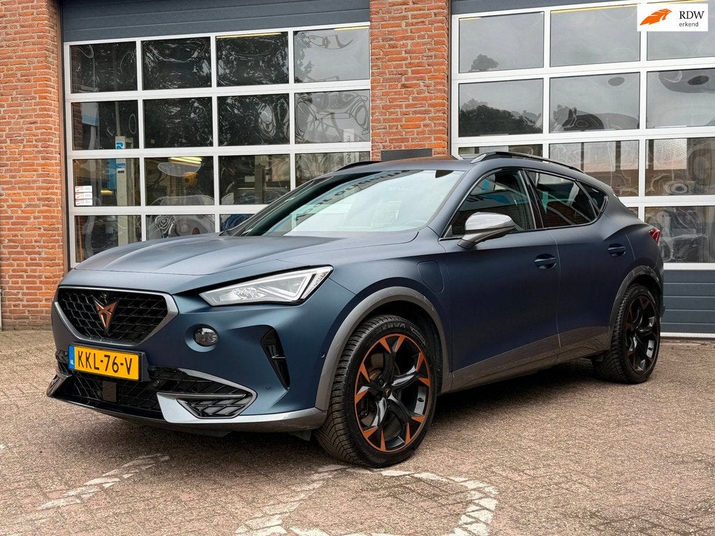 Cupra Formentor 1.4 e-Hybrid VZ Copper Edition, 360 camera,, Auto's, Cupra, Gebruikt, Euro 6, 4 cilinders, Blauw