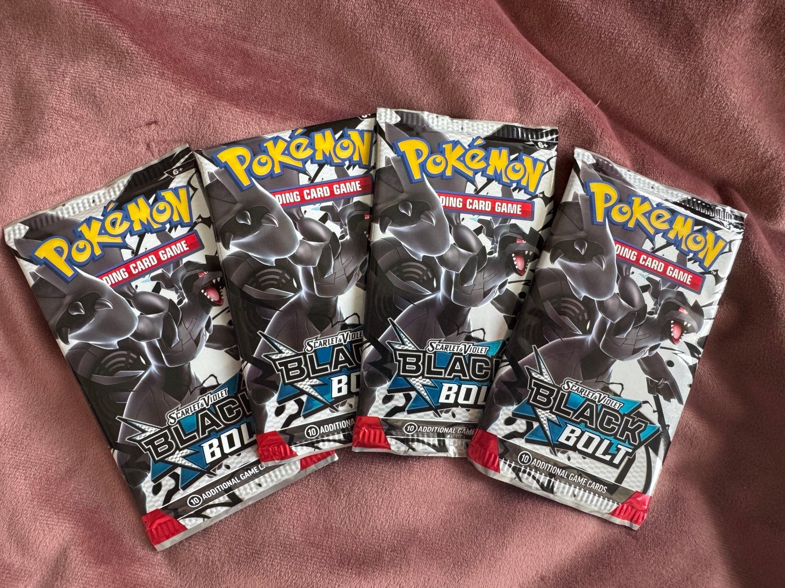 4 stuks Black Bolt Booster Packs, Ophalen of Verzenden, Nieuw, Booster