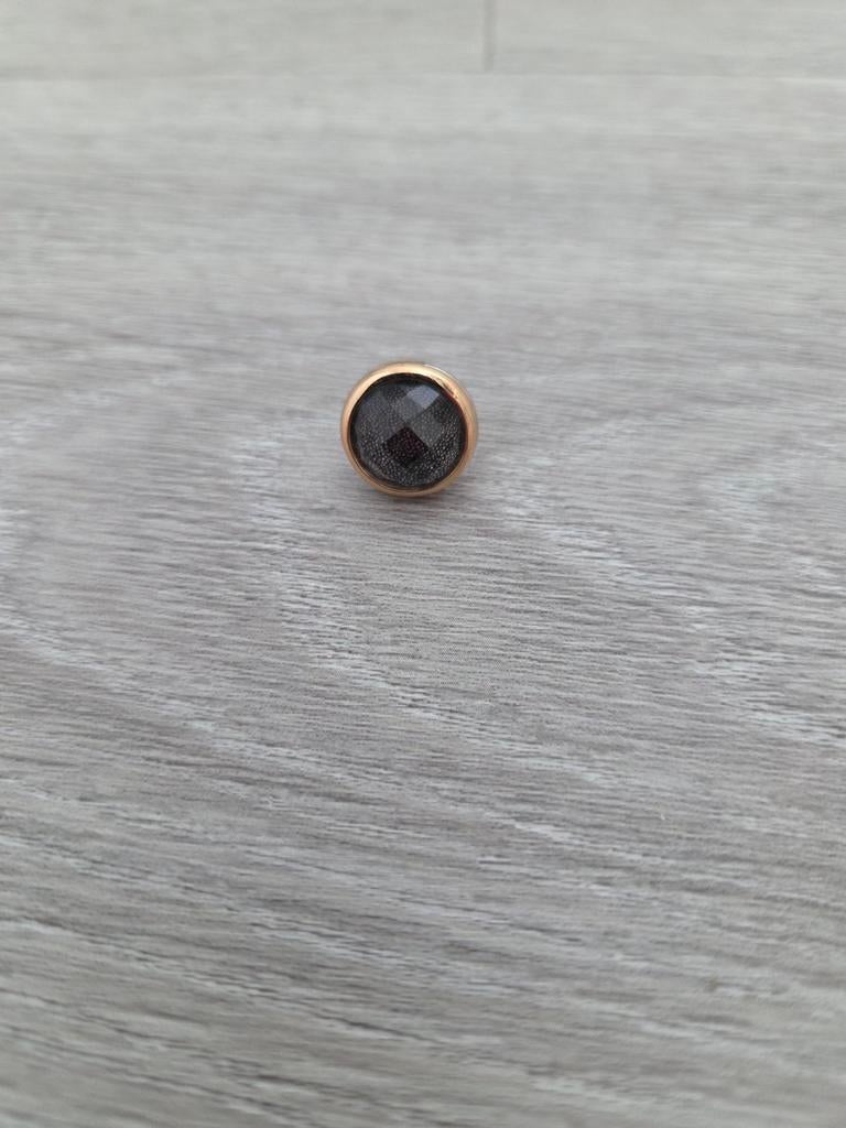 Tirisi Moda Copacabana sluitstuk bruin met rosé rand, Sieraden, Tassen en Uiterlijk, Overige materialen, Bruin, Ophalen of Verzenden