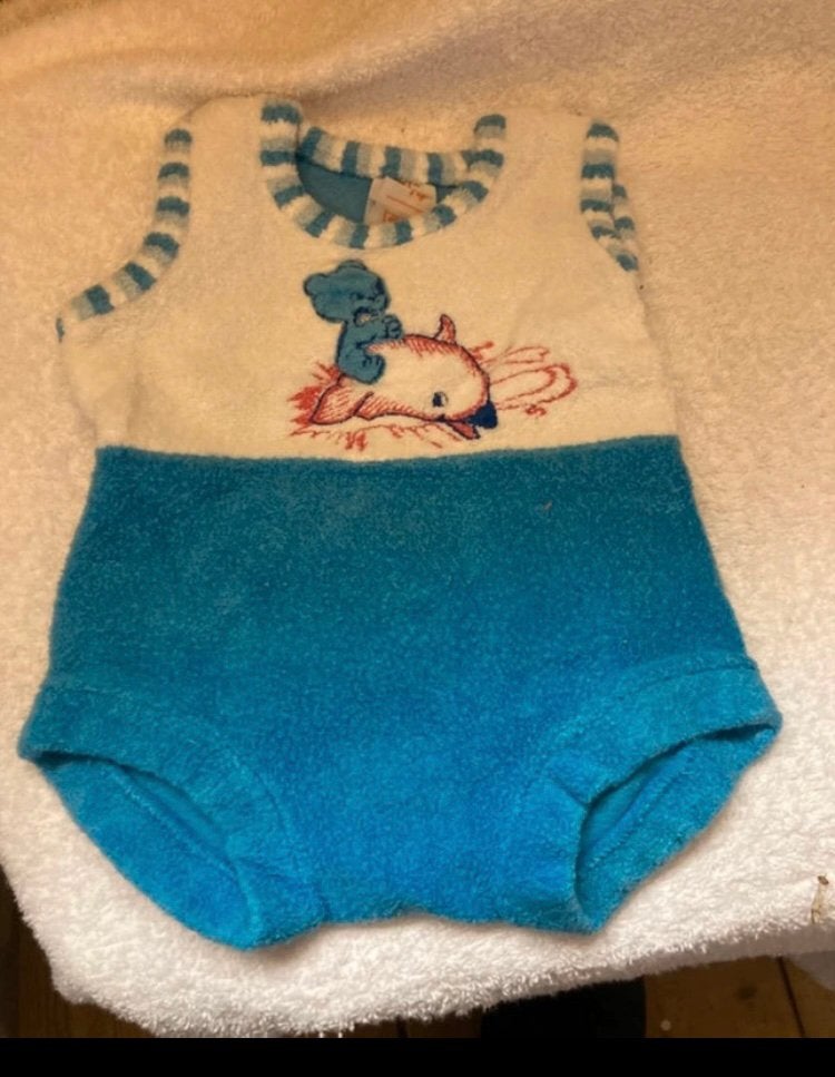 vintage boxpakje maat 74, Kinderen en Baby's, Babykleding | Maat 62, Ophalen of Verzenden, Zo goed als nieuw, Jongetje of Meisje