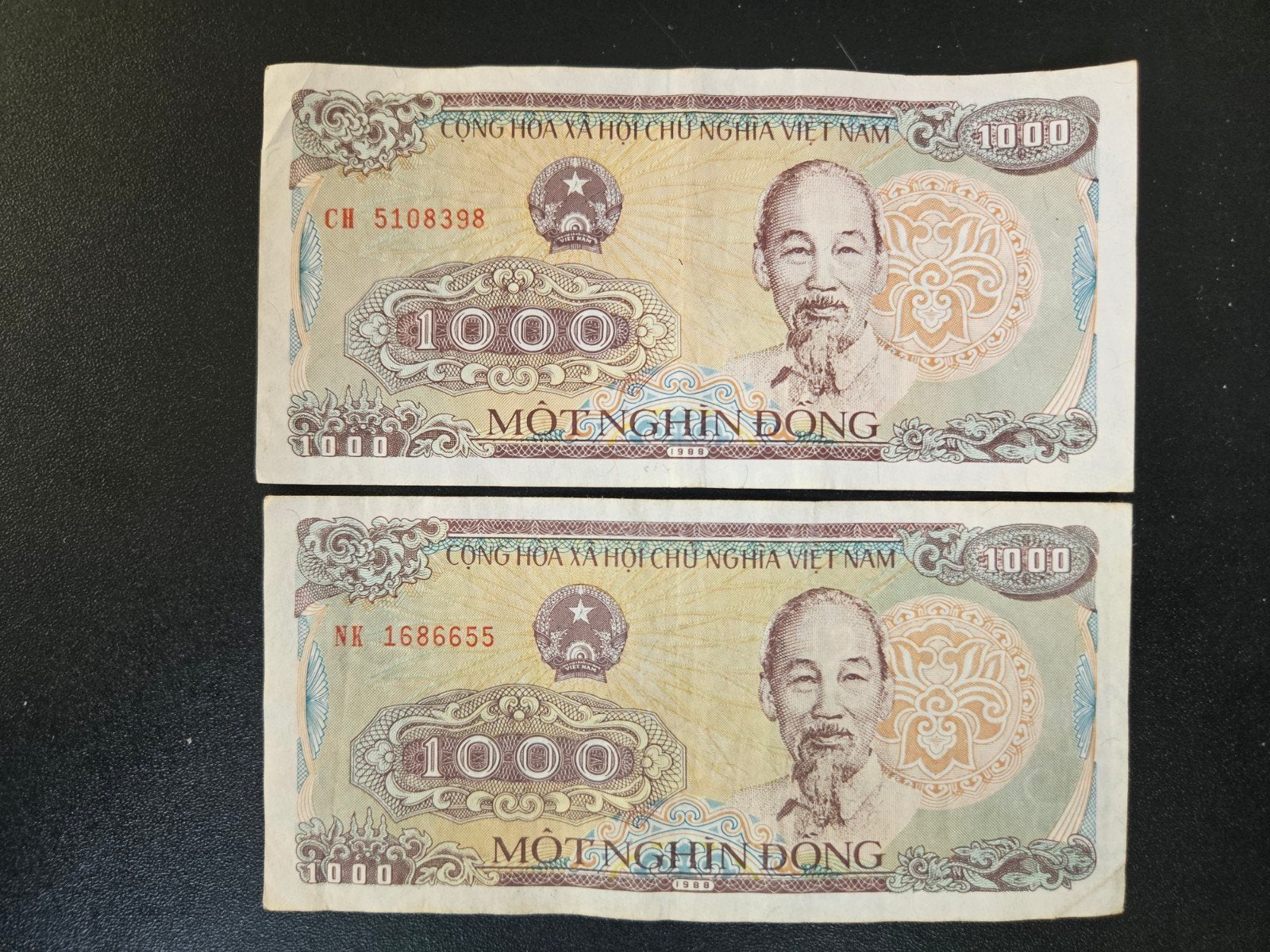 Vietnam pick 106a 1988, Postzegels en Munten, Bankbiljetten | Azië, Verzenden, Zuidoost-Azië, Los biljet