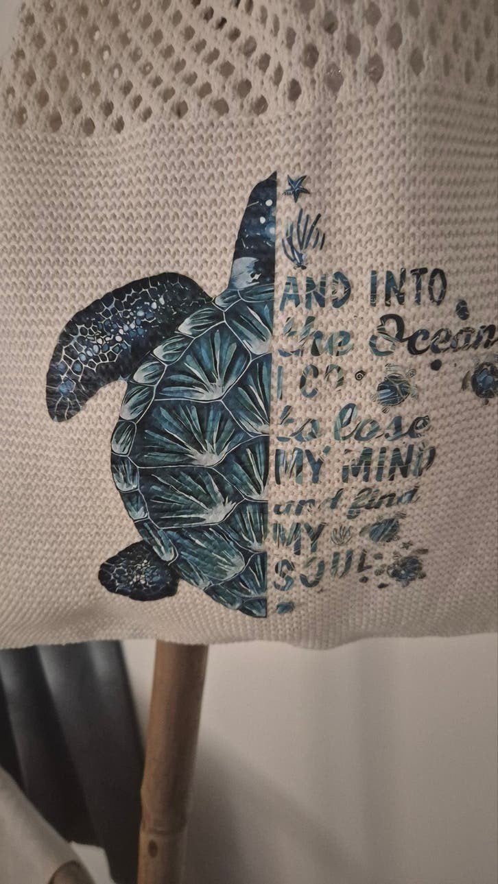 Gehaakte  zomerse tas, Ophalen of Verzenden, Zo goed als nieuw, Overige kleuren