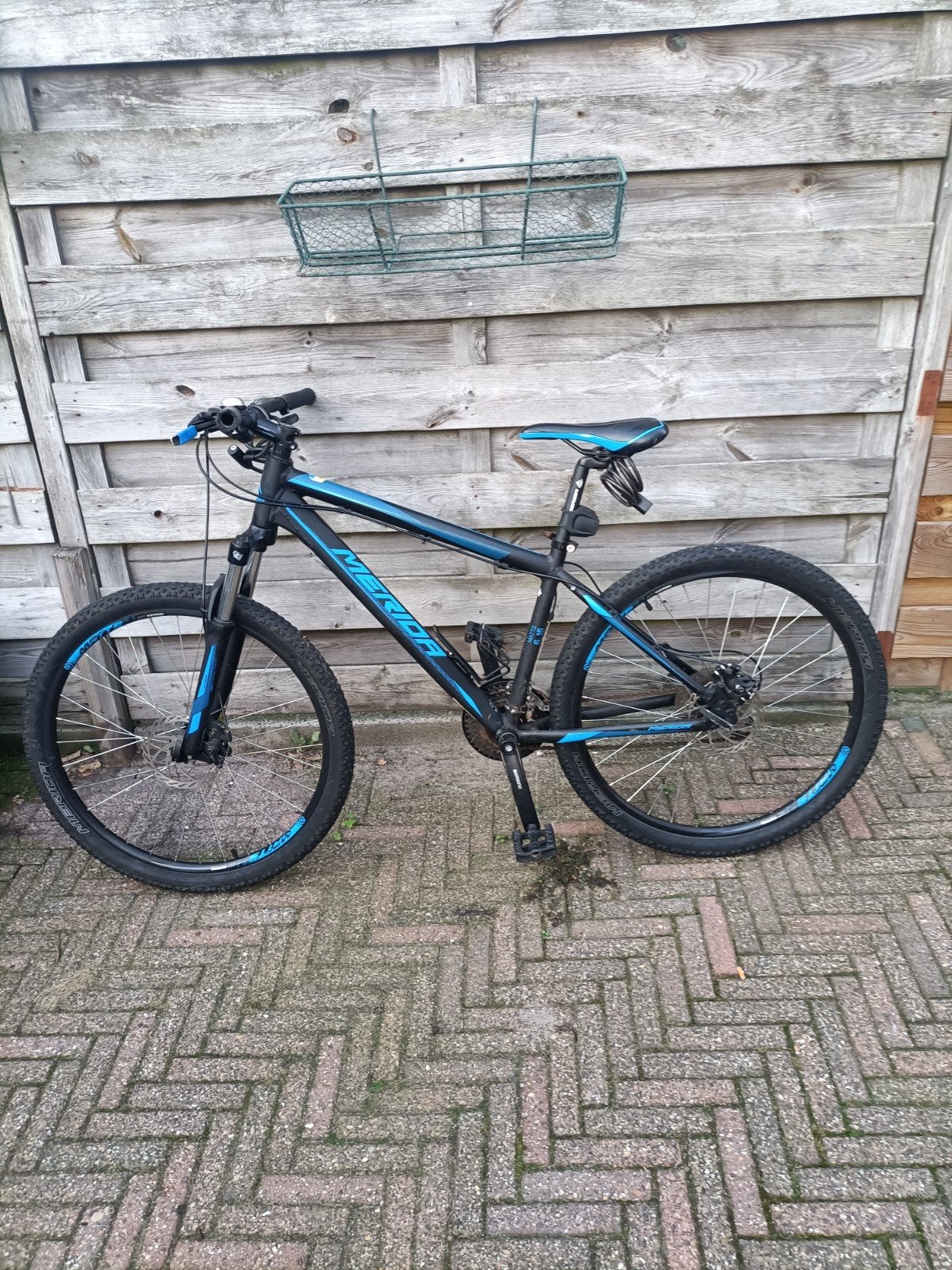 Merida Mountainbike - Zwart/Blauw - Goede Staat, Ophalen, Gebruikt, Hardtail, Merida