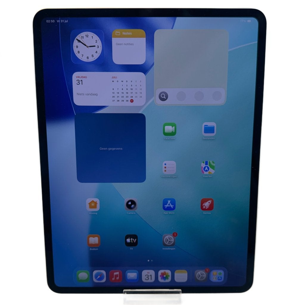 Apple iPad Pro 13 Inch M4 1TB Zilver Wifi + cover, Computers en Software, Apple iPads, Apple, Zo goed als nieuw, Support@apple.com