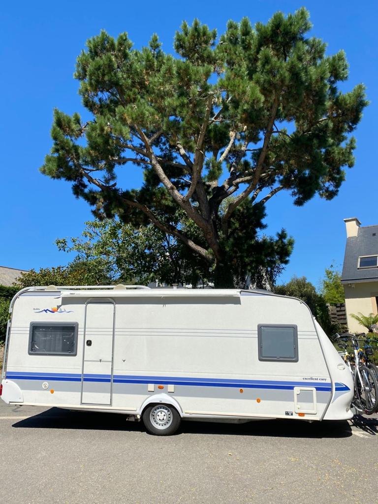 Hobby 540 UFe Excellent Easy  / airco / mover / voortent, Caravans en Kamperen, Vast bed, Rondzit, Hobby, Particulier