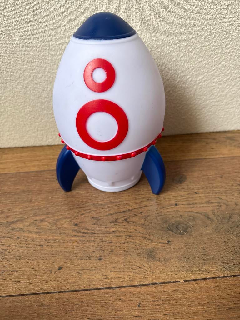 LIVARNO HOME Raket Nachtlampje - Wit/Blauw/Rood, Ophalen of Verzenden, Zo goed als nieuw