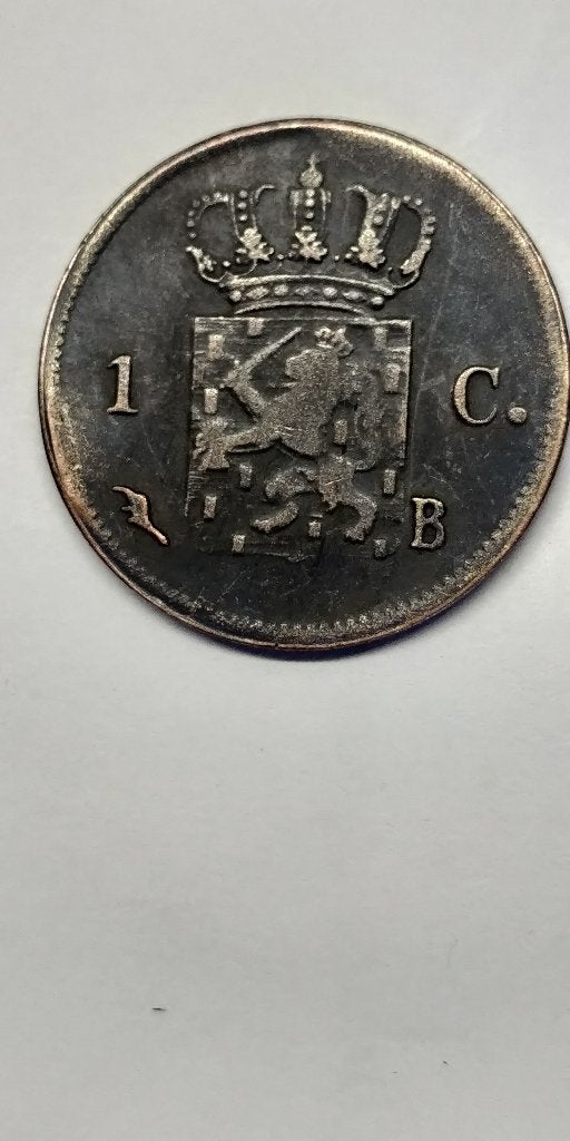 1821B Willem 1 een cent als replica , vaste pr. € 2,90, Postzegels en Munten, Verzenden, Koning Willem I, 1 cent