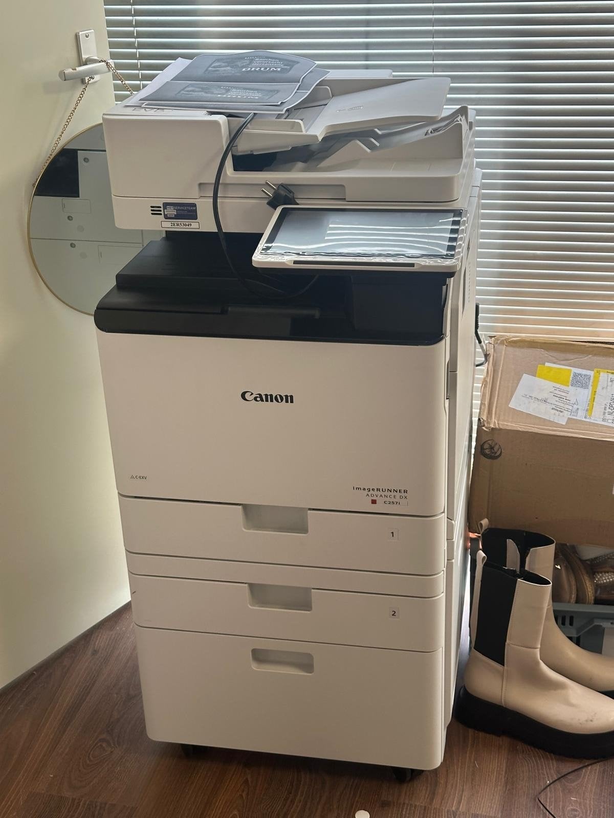 Canon imageRUNNER Advance DX multifunctioneel apparaat, Ophalen, Zo goed als nieuw, Kopieermachine, Canon.