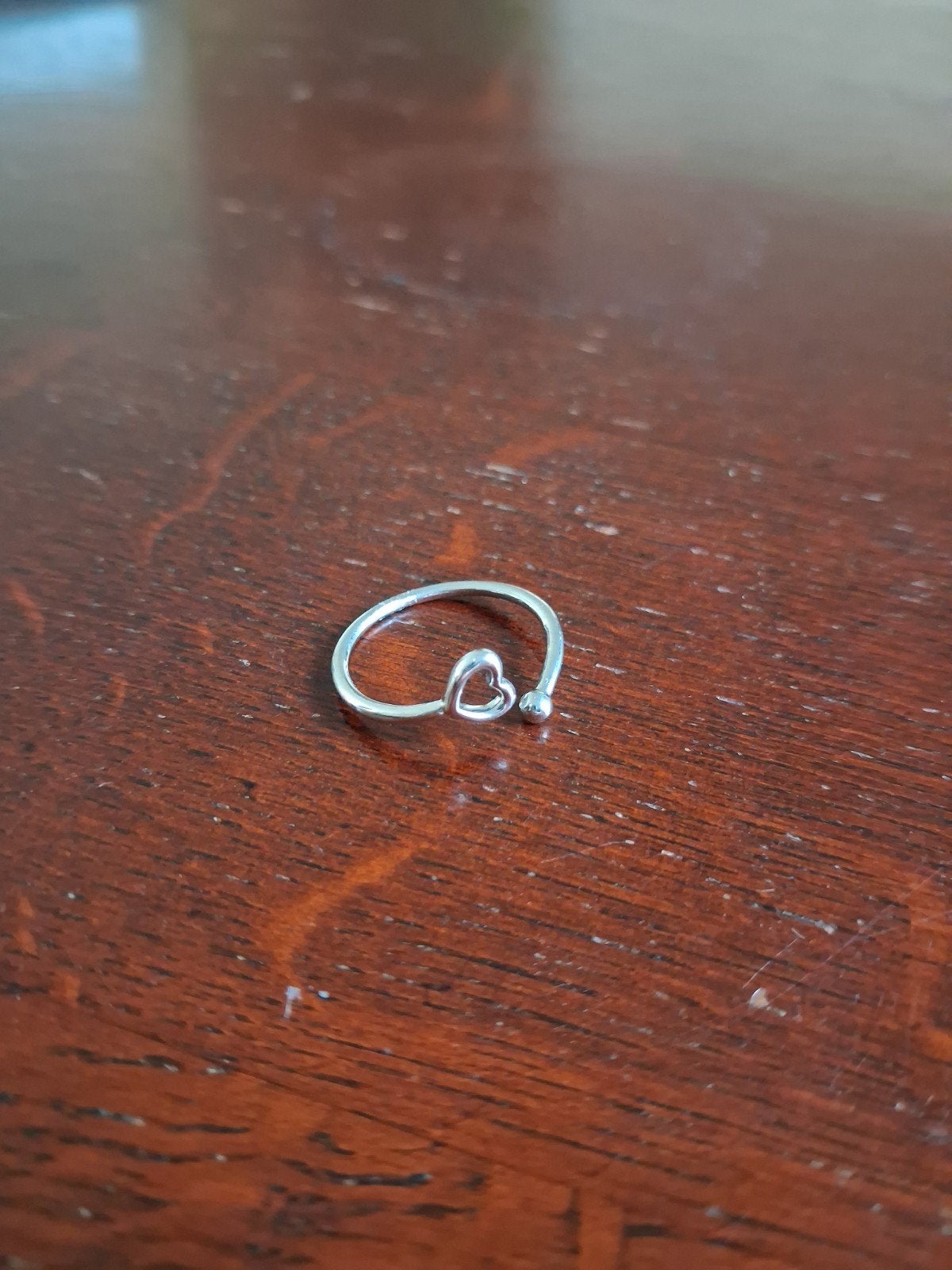 hartjes ring, Ophalen of Verzenden, Nieuw, Zilver, Dame