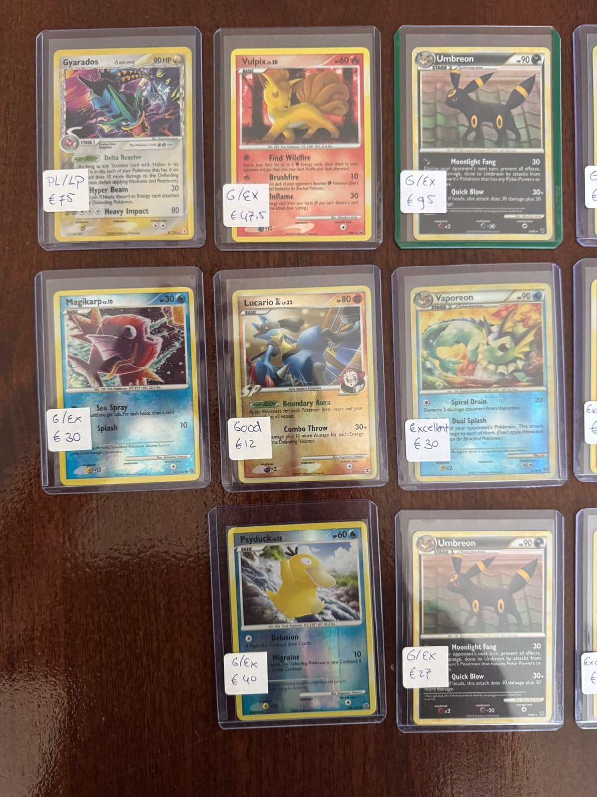 Pokémon kaarten lot: 29 holos & reverse holos vintage, Ophalen, Zo goed als nieuw, Meerdere kaarten