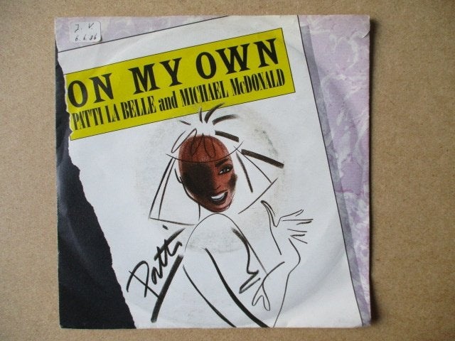 s3052 patti la belle / michael mcdonald - on my own, Ophalen, Gebruikt, 7 inch, Overige genres