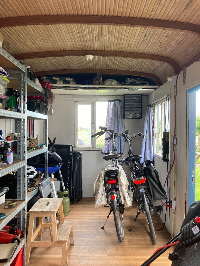 Schuurtje, pipowagen, voormalige bouwkeet, Ophalen, 3 ramen of meer, 250 tot 500 cm, Schuur