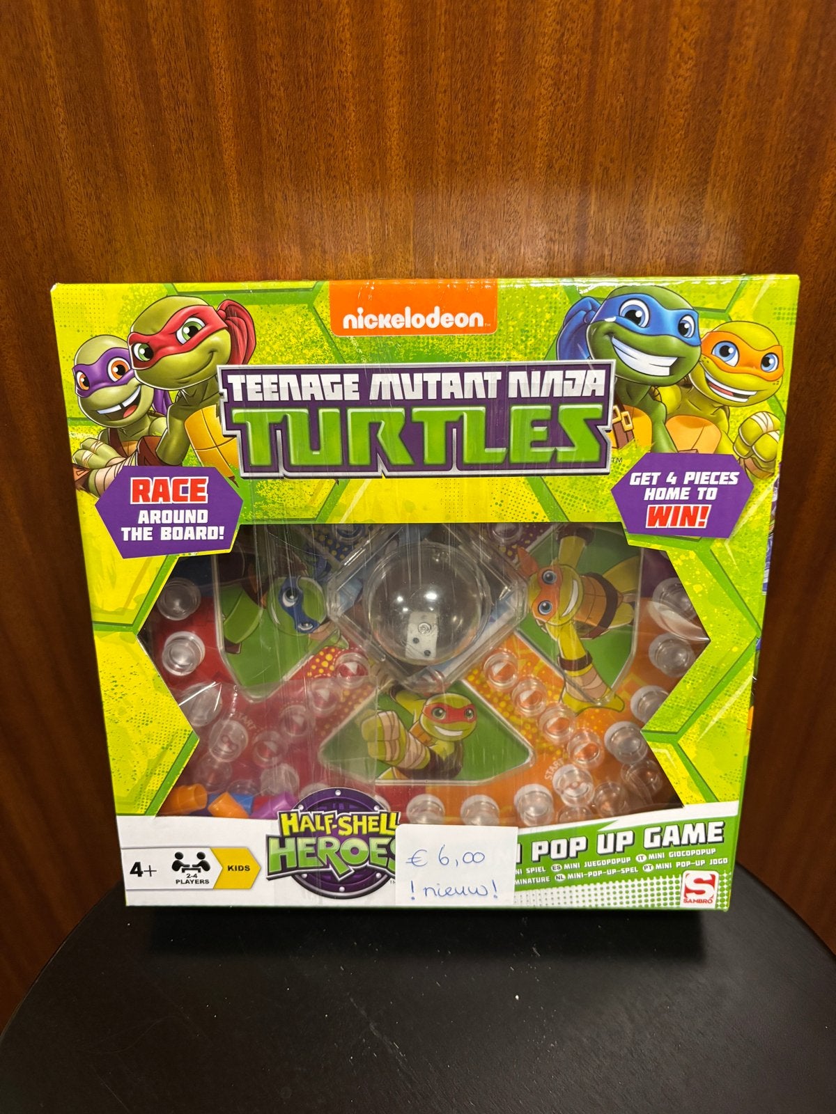 Teenage Mutant Ninja Turtles Pop Up Game - Nieuw!, Drie of vier spelers, Ophalen of Verzenden, Nieuw