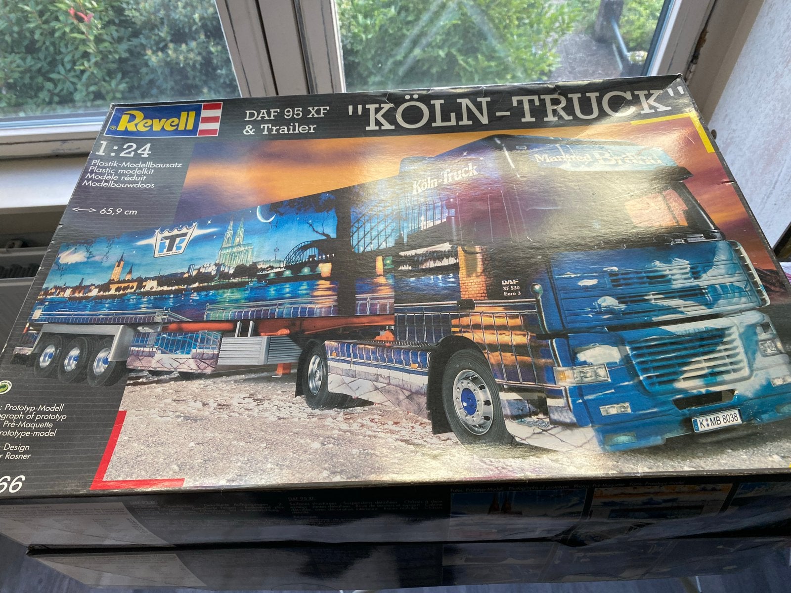 Revell DAF 95 XF & Trailer "KÖLN-TRUCK" Modelbouwdoos, Ophalen, Nieuw, Truck, 1:32 tot 1:50
