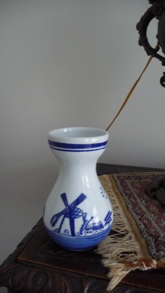 Delfts blauw vaasje, Ophalen of Verzenden