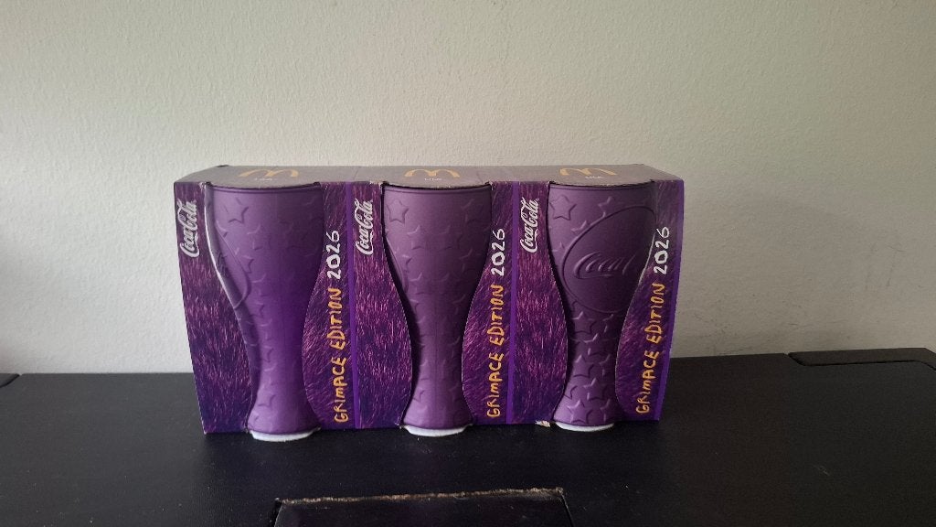 Coca Cola McDonalds Grimace 2026 Germany, Verzenden, Nieuw, Frisdrankglas