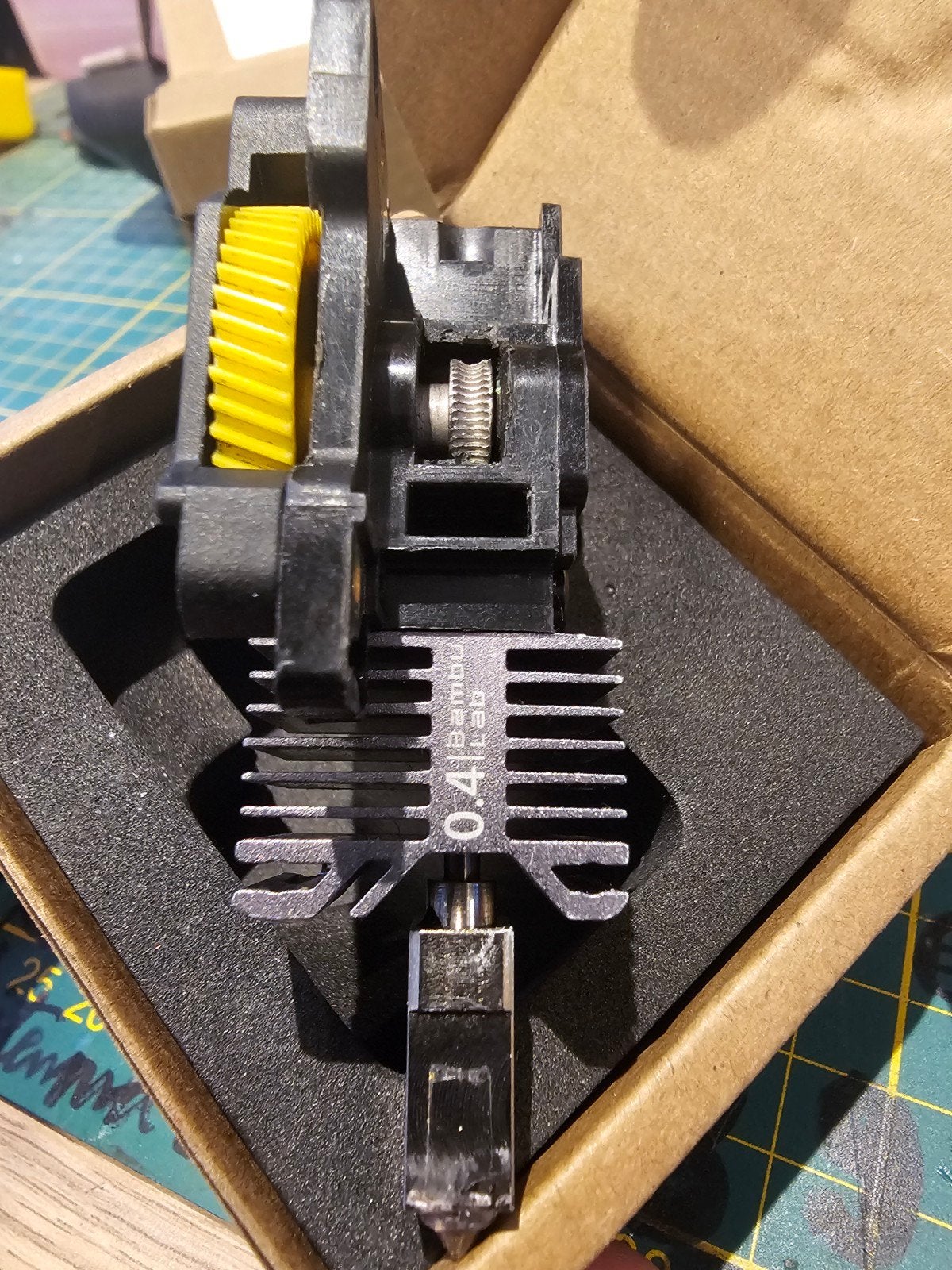 Bambu Lab X1 P1P P1S Hotend Extruder 0.4mm, Computers en Software, Gebruikt, Bambu Lab, Ophalen of Verzenden, Filament