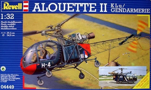 Revell 1/32 Alouette II KLu/Gendarmerie, Ophalen of Verzenden