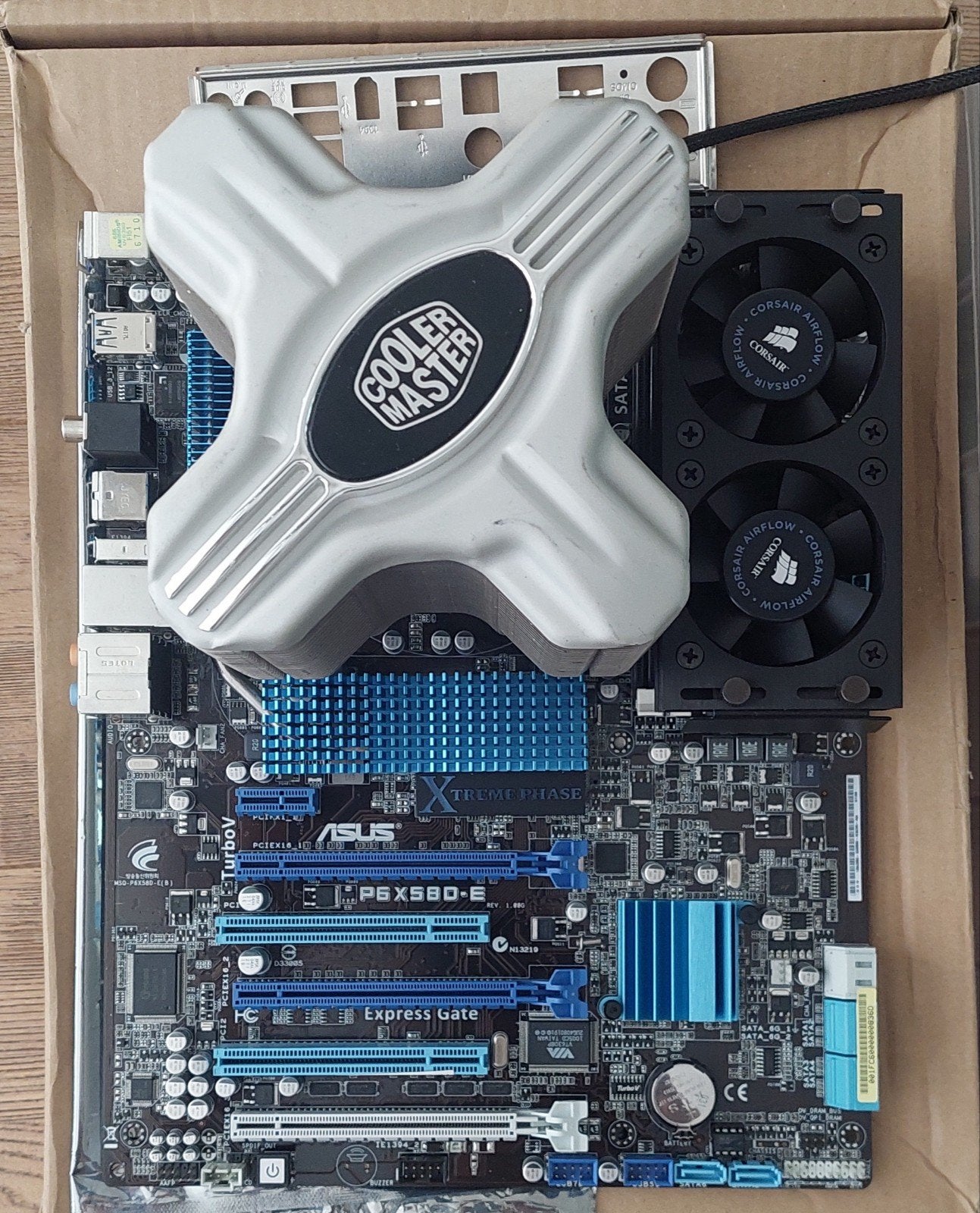 Asus P6X58D-E + Intel i7 930 & 12GB DDR3, Gebruikt, LGA 1366, DDR3, Ophalen of Verzenden