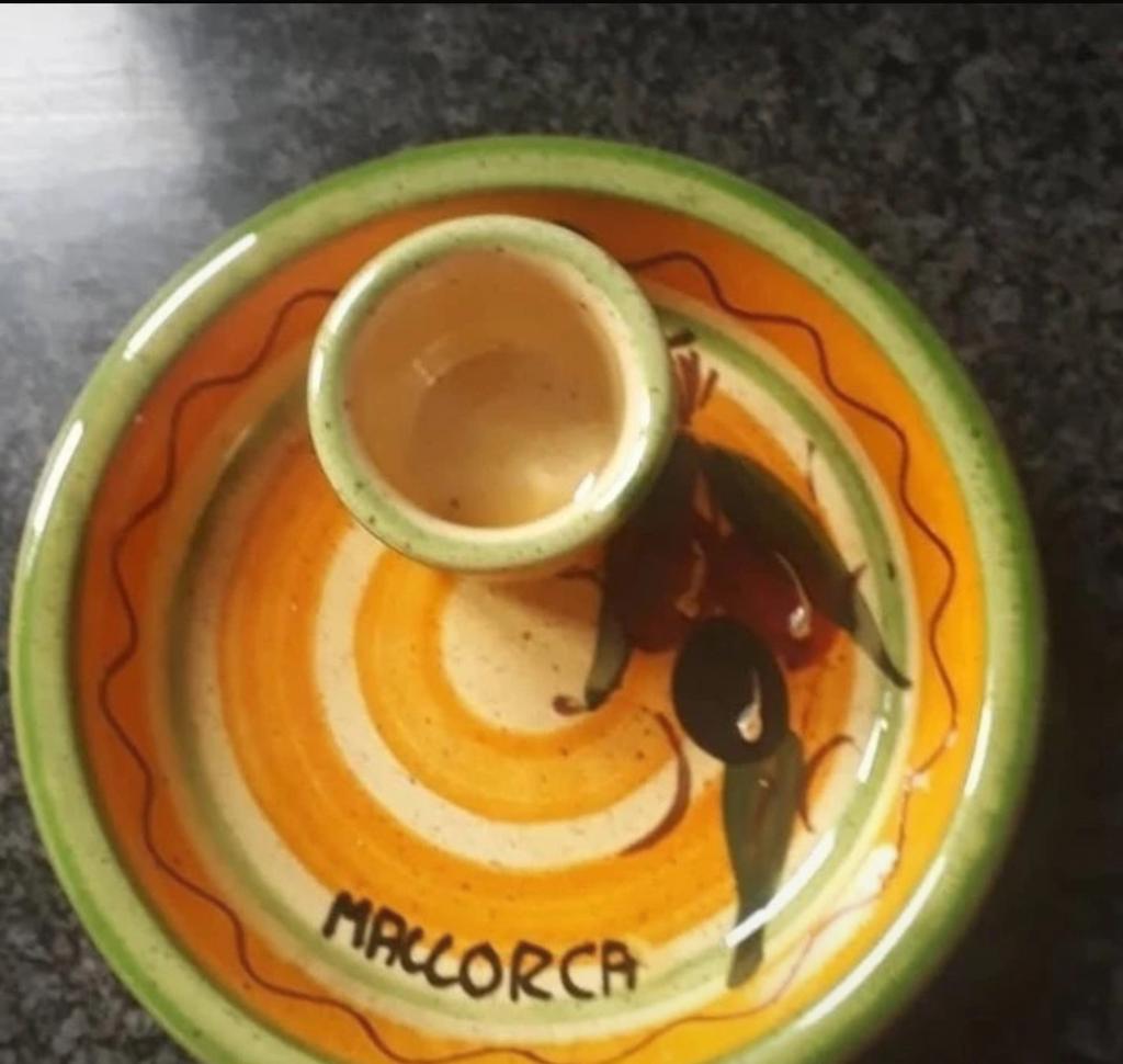 Vintage/retro olijven schaaltje, Huis en Inrichting, Keuken | Servies, Keramiek, Ophalen of Verzenden, Overige stijlen, Schaal of Schalen
