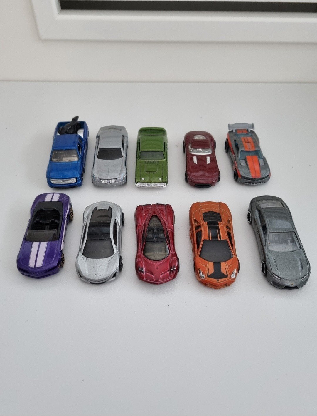 10 Hotwheels, Ophalen of Verzenden, Gebruikt
