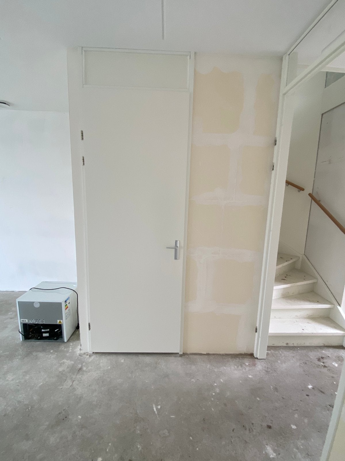 5x Opdekdeuren wit en kozijnen incl bovenlicht., Ophalen of Verzenden, Nieuw, Binnendeur, 215 cm of meer
