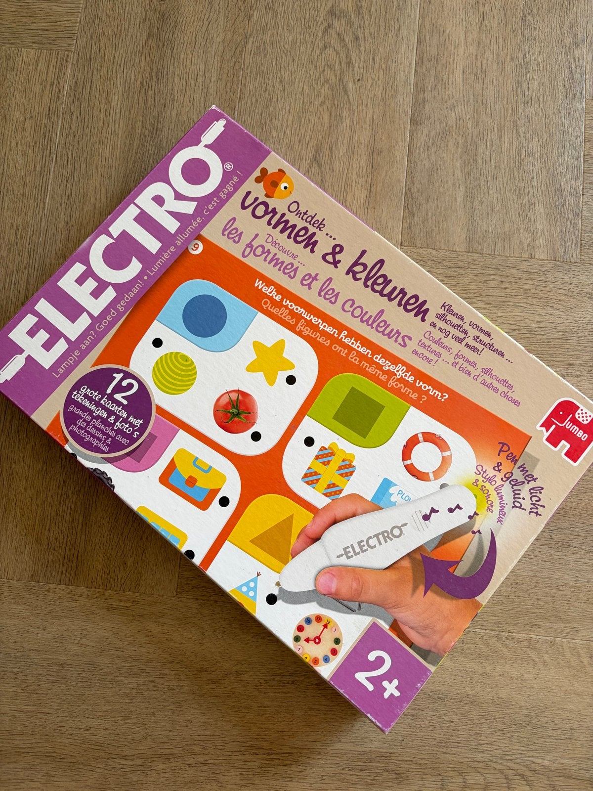 Jumbo Electro Vormen & Kleuren Educatief Spel 2+, Ophalen, Gebruikt, Ontdekken, Met licht