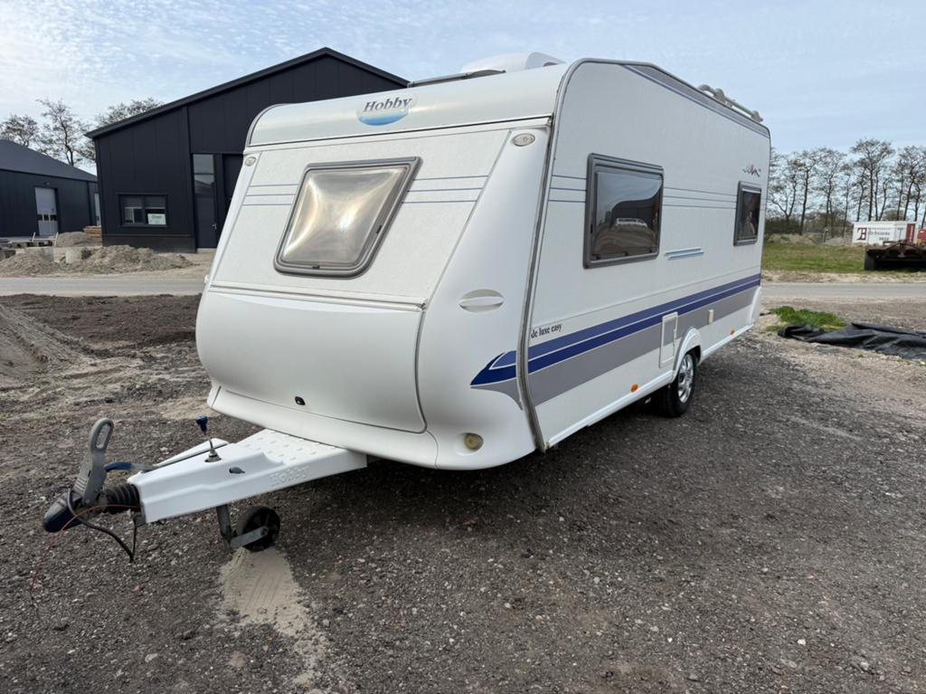 Hobby 495 UL – Mover, Airco, Voortent & Luifel – Compleet!, Rondzit, Hobby, Particulier, 4 tot 5 meter