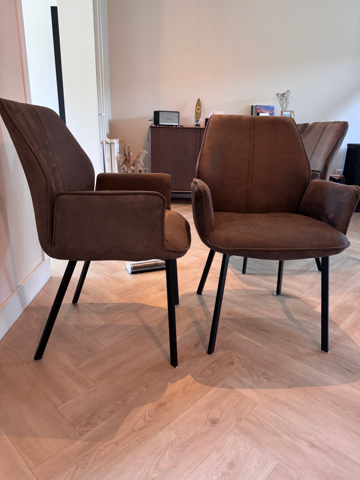 set van 4 comfortabele eetfauteuils Botello (Pronto), Ophalen of Verzenden, Zo goed als nieuw, Vier