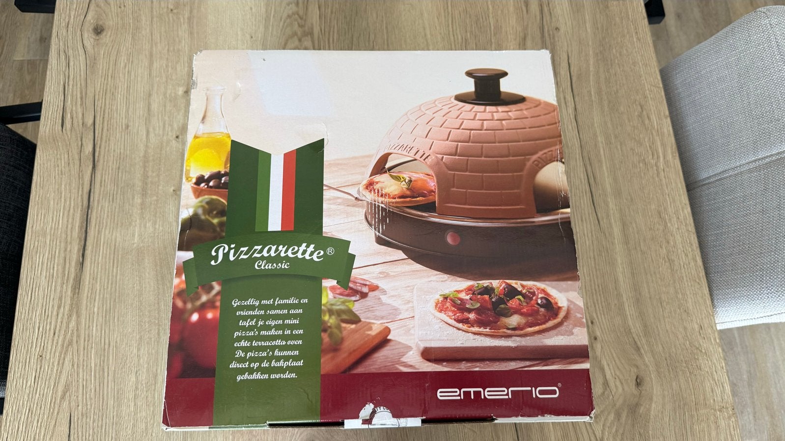Emerio Pizzarette Classic - Pizzaoven voor thuis, Witgoed en Apparatuur, Gourmetstellen, Ophalen, Zo goed als nieuw