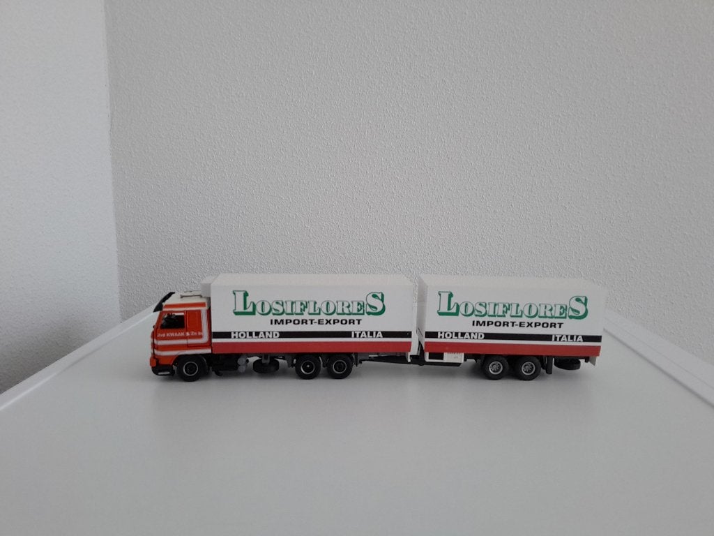Scania streamline J.v.d.Kwaak ( Losiflores ) met wipkar ., Verzenden, Nieuw, Bus of Vrachtwagen, Tekno