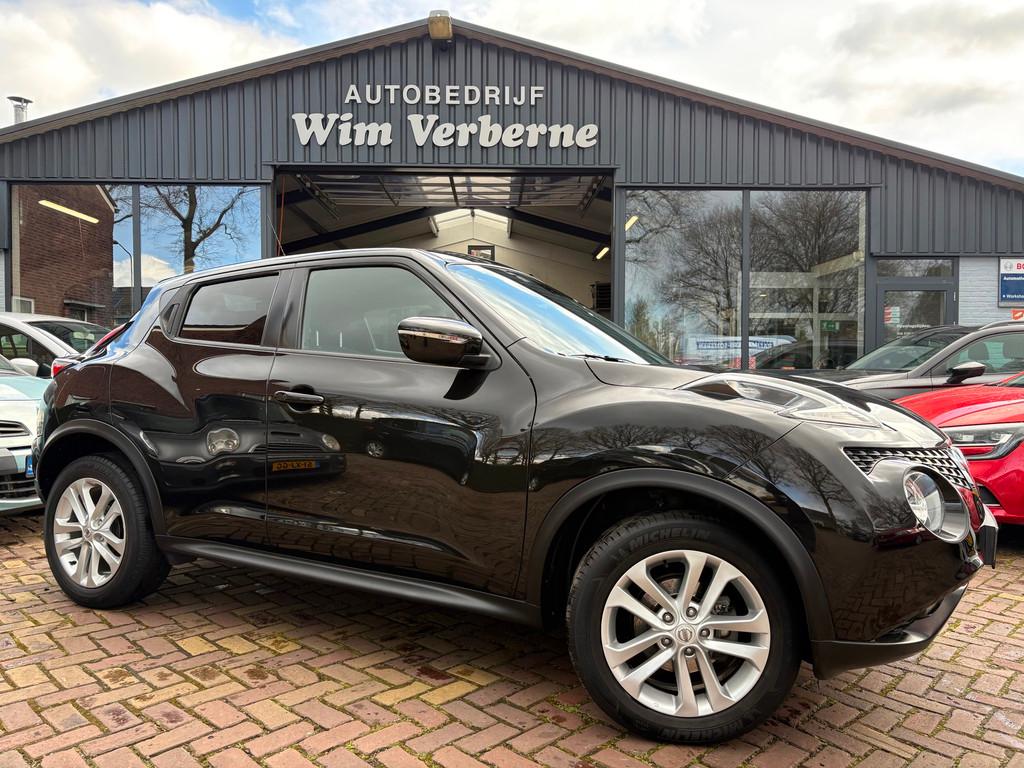 Nissan Juke 1.2 DIG-T S/S Acenta Navigatie, Voorwielaandrijving, 639 kg, 116 pk, Zwart