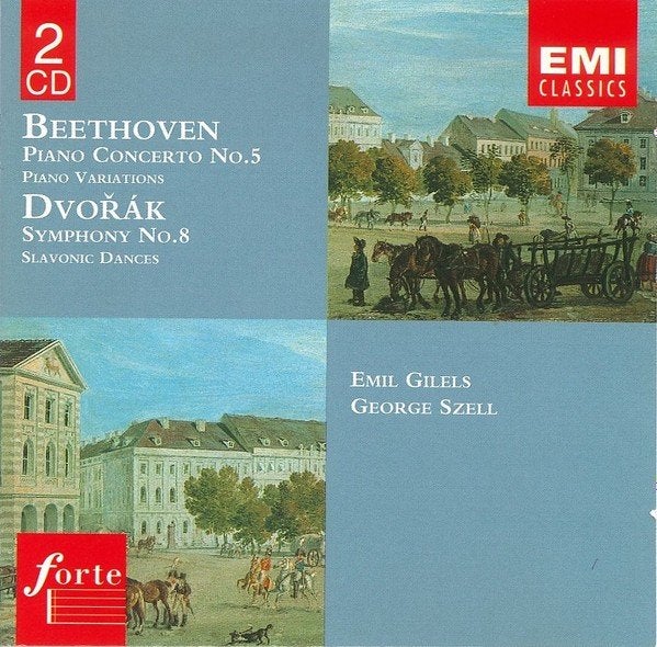 Beethoven Dvořák Gilels- Piano Concerto No.5 / Symphony No.8, Cd's en Dvd's, Cd's | Klassiek, Gebruikt, Boxset, Ophalen of Verzenden