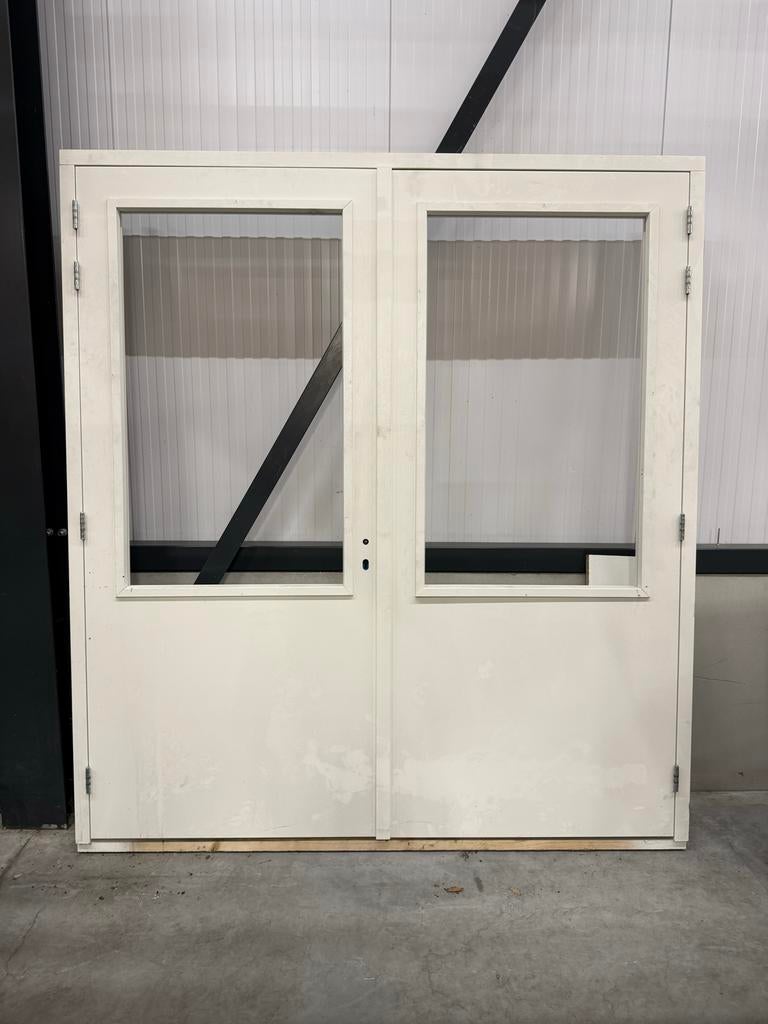 Nieuw kozijn met dubbele deuren, Ophalen, Deurkozijn, Nieuw, 150 tot 225 cm