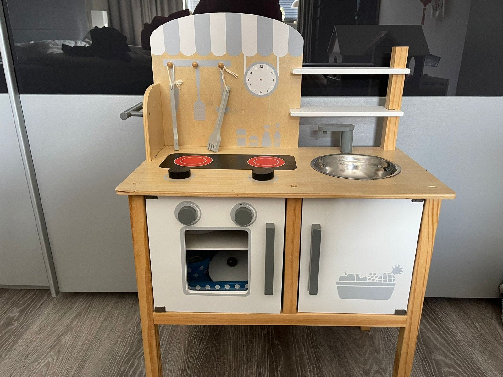 Houten Speelkeuken met Accessoires - Urenlang Speelplezier, Ophalen of Verzenden