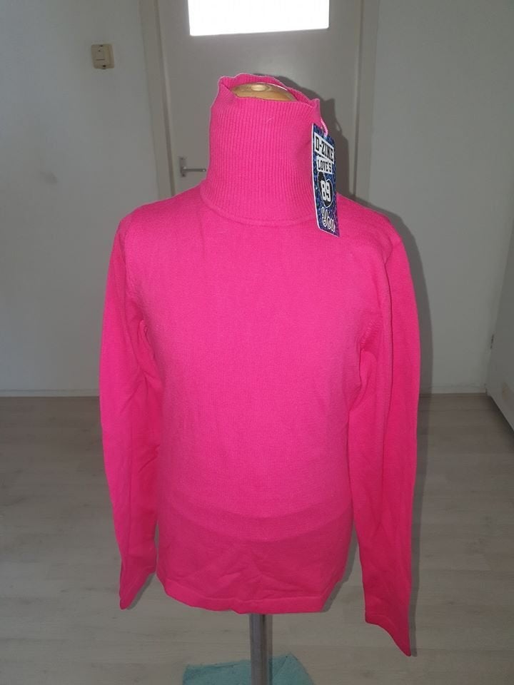 Nieuwe roze coltrui voor kinderen maat 164, U-Zine, Meisje, Trui of Vest, Nieuw