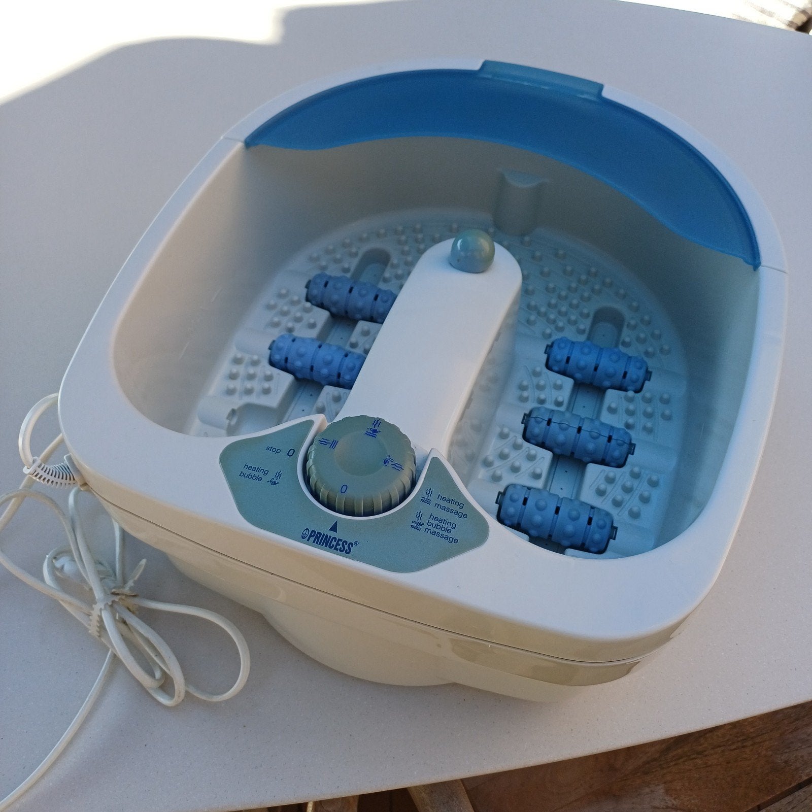 Princess Voetenbad met massage en verwarming, Ophalen of Verzenden, Gebruikt, Hand- en Voetverzorging