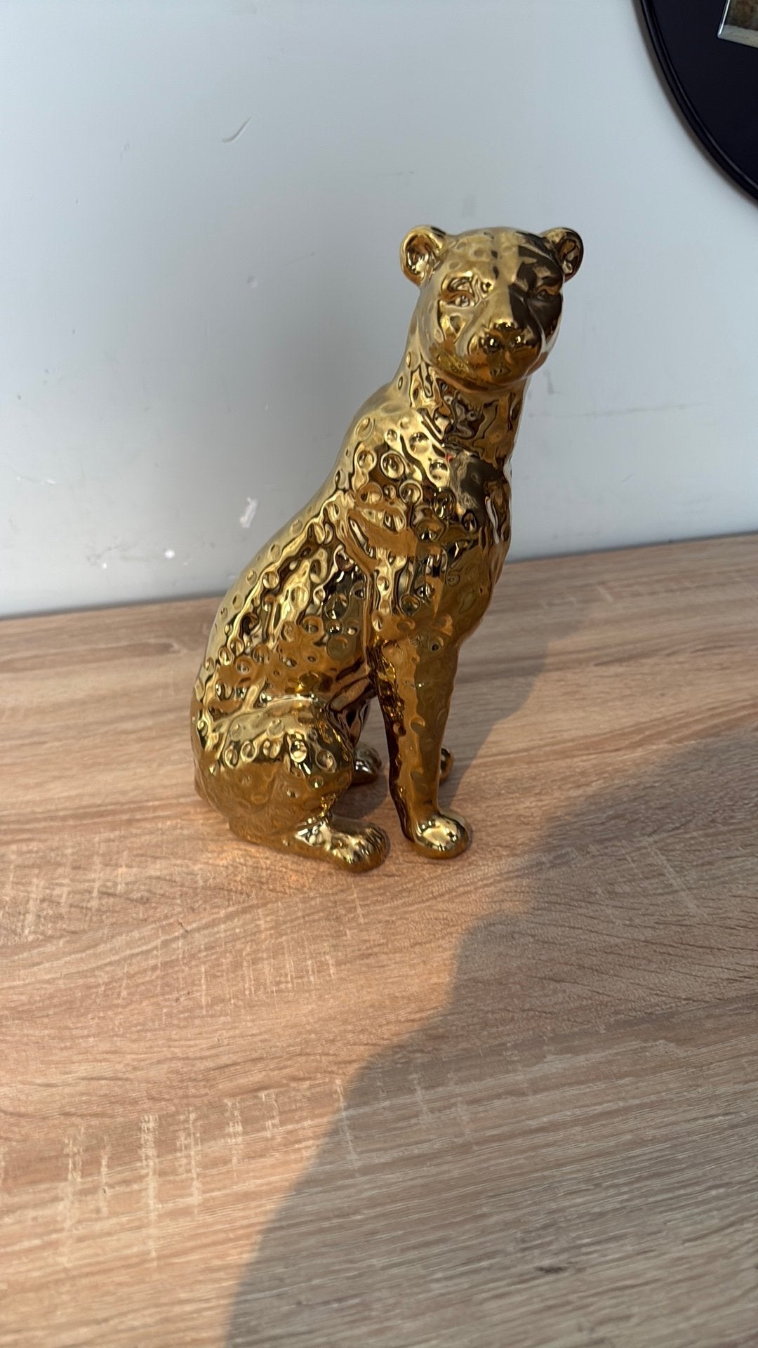 Gouden panter beeld, Ophalen of Verzenden, Nieuw, Dier