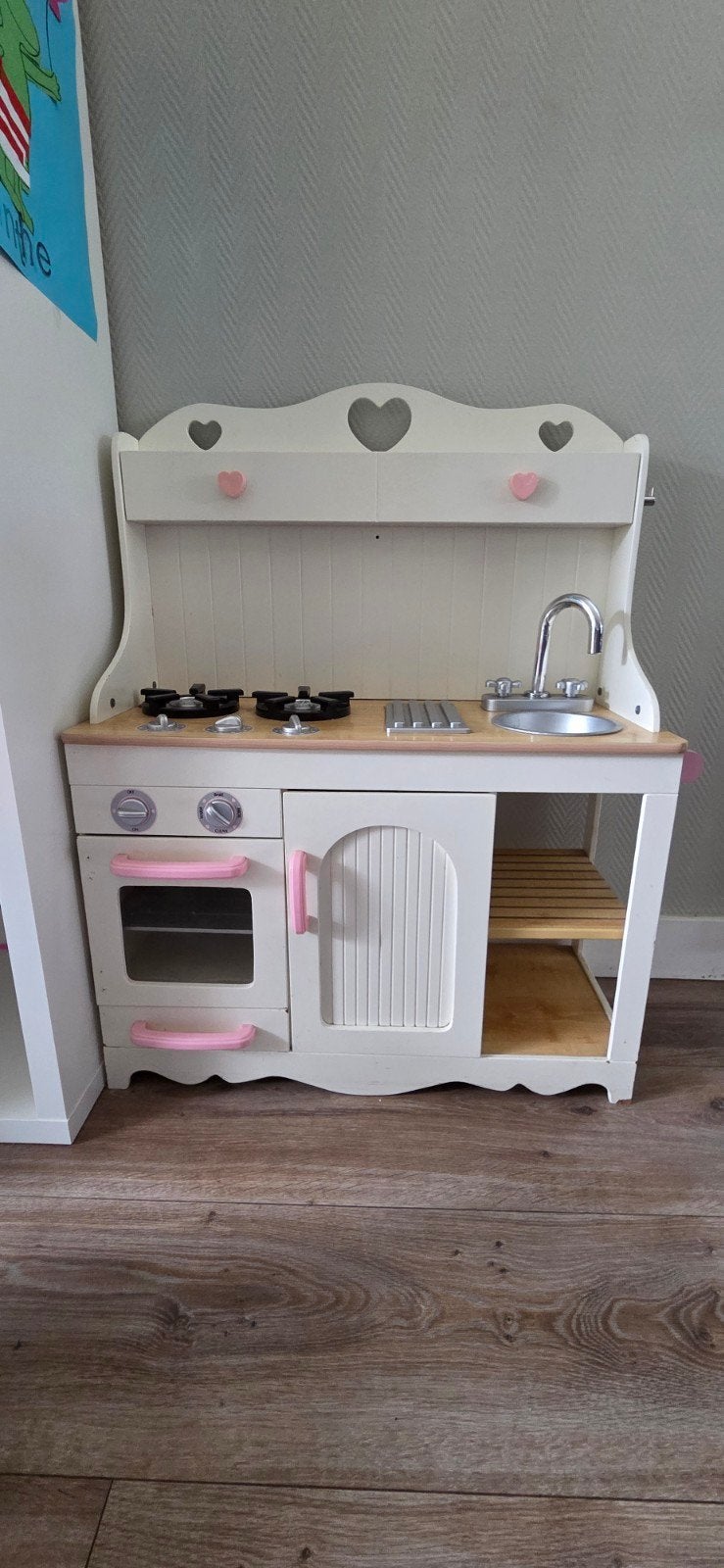 Speelkeuken incl veel extra's, Kinderen en Baby's, Speelgoed | Speelkeukens, Gebruikt, Speelkeuken, Hout, Ophalen