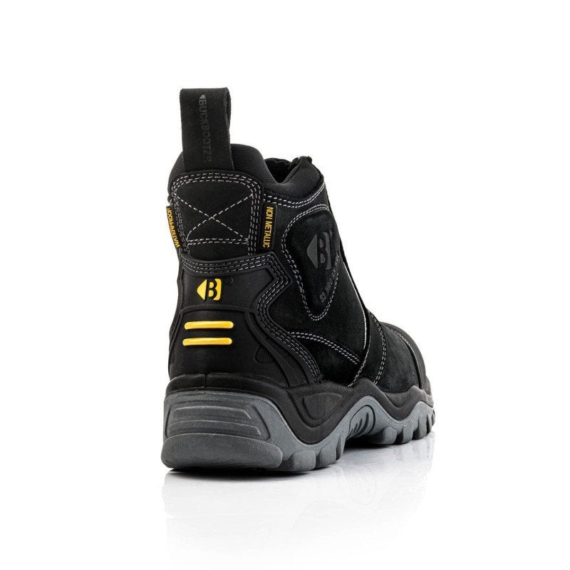 BuckBootz BSH014BK S3 Waterdichte Instap Werkschoenen Zwart, Werkschoenendeal, Marktplaats@werkschoenendeal.nl, Zwart, Buckbootz