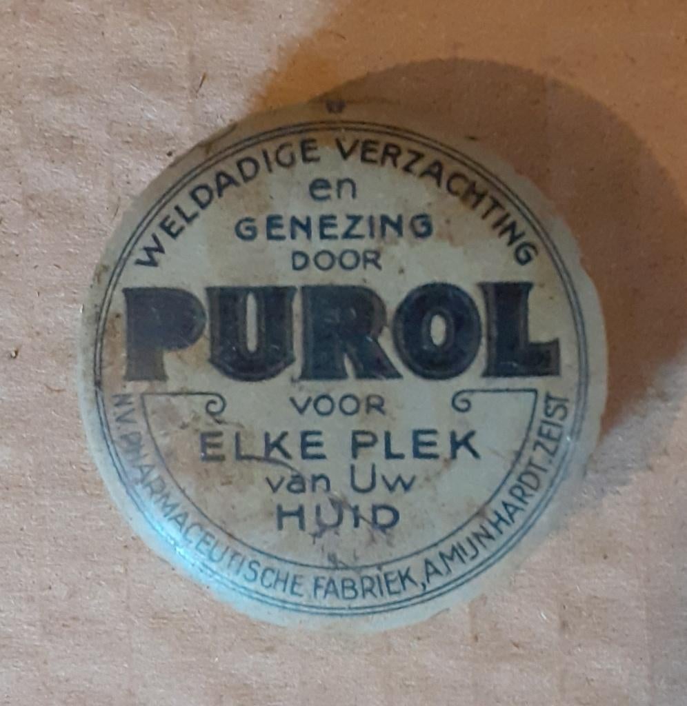 Purol mini blikje, Verzamelen, Ophalen of Verzenden, Gebruikt, Overige, Overige merken